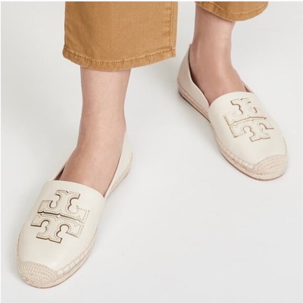 Tory Burch Ines espadrille new cream and gold 9.5